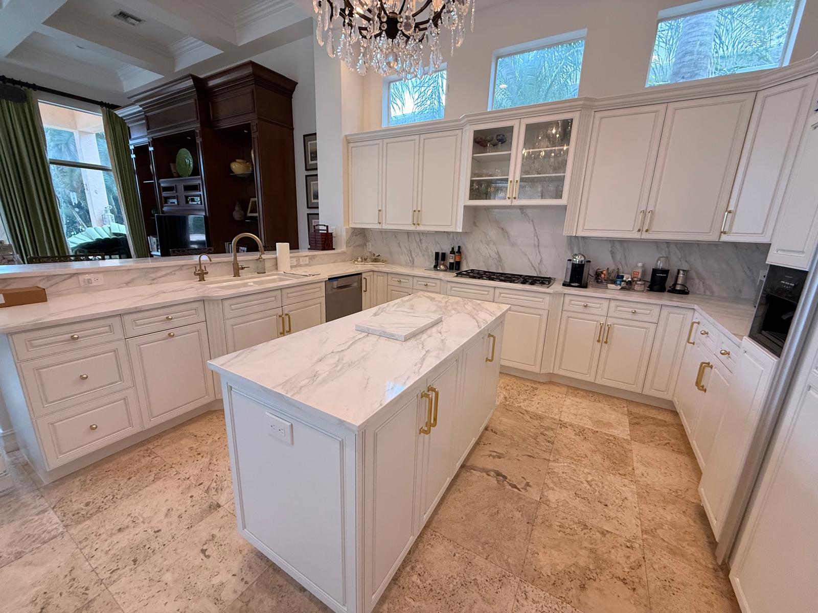 Refinished kitchen cabinets, second project